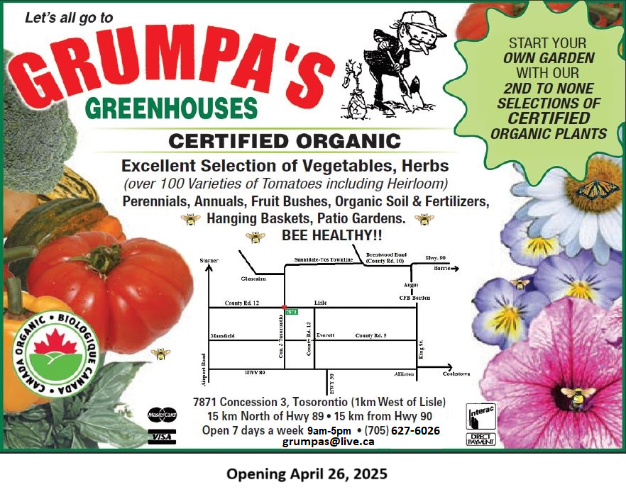 grumpa's advertisement